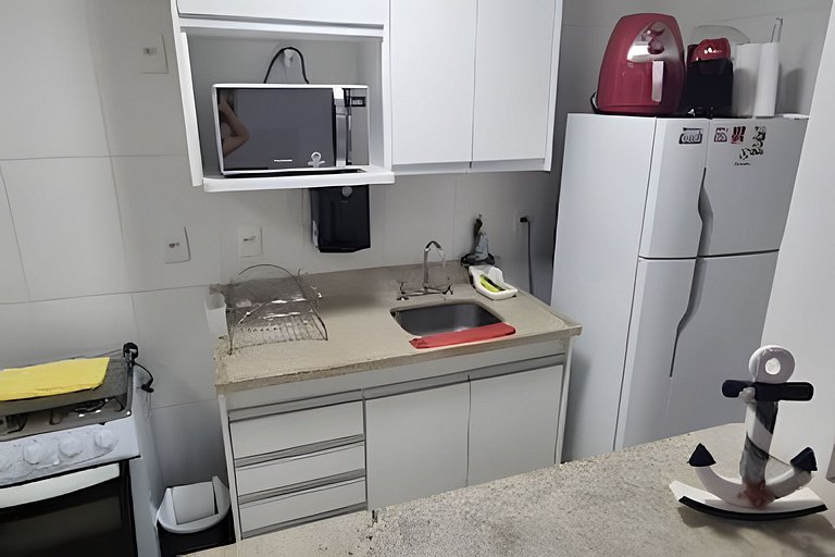 Loft aconchegante com sol da manhã e vista exclusiva. Seu re