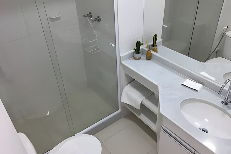 Loft aconchegante com sol da manhã e vista exclusiva. Seu re