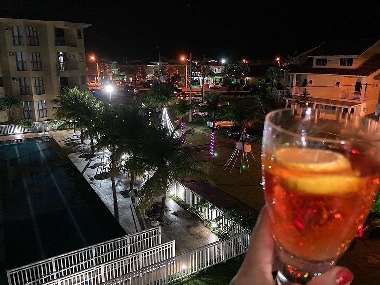 Apartamento de alto padrão na Reserva do Sahy com vista excl