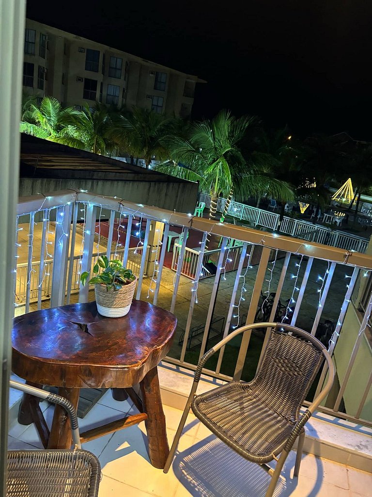 Reserva do Sahy: Apto Moderno com Vista Piscina