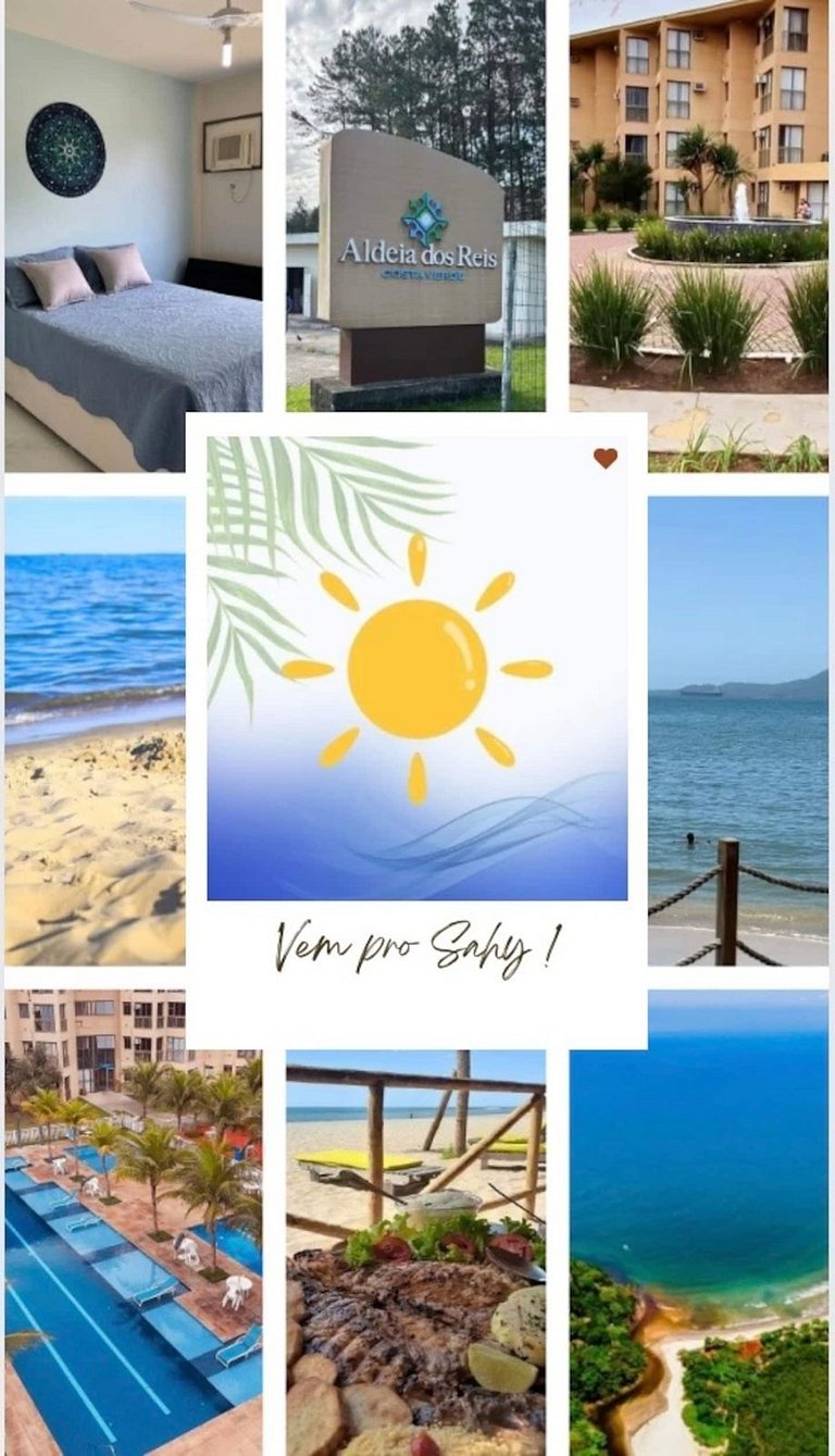 Reserva do Sahy: Apto Moderno com Vista Piscina