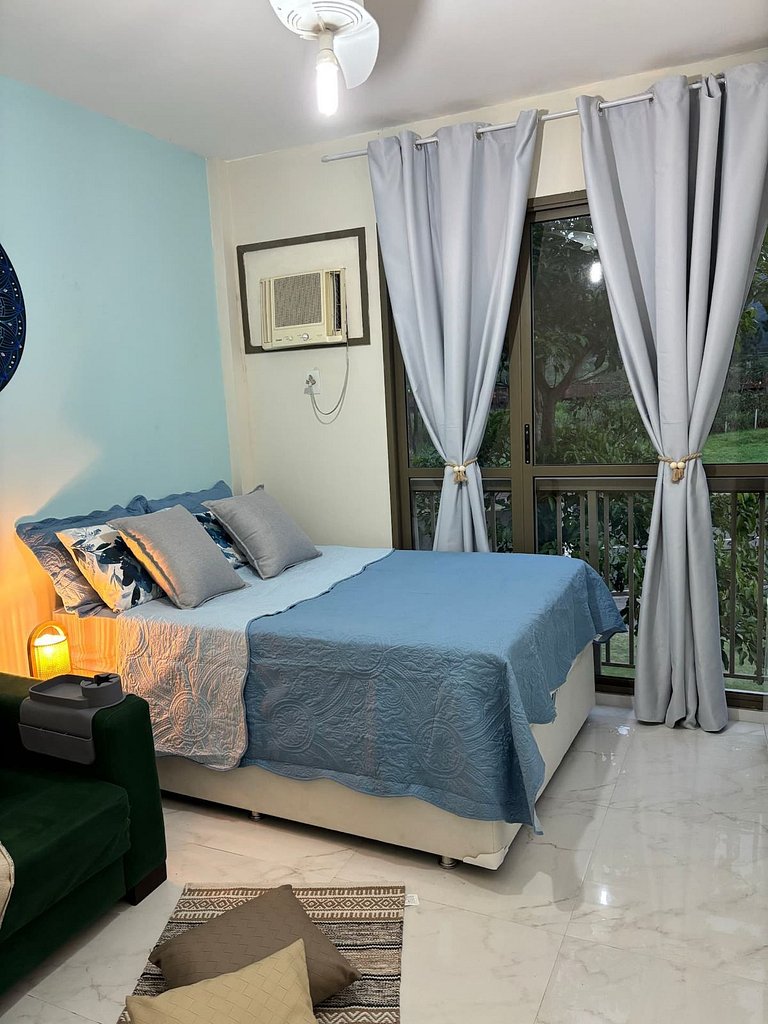 Reserva do Sahy: Apto Moderno com Vista Piscina