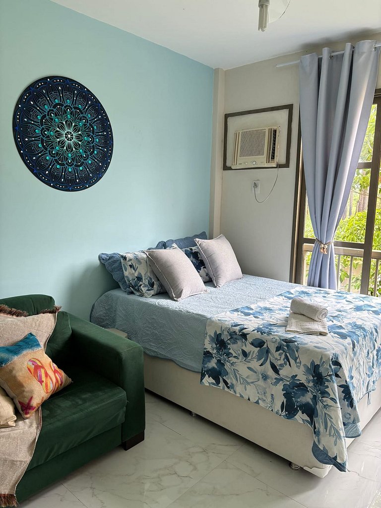 Reserva do Sahy: Apto Moderno com Vista Piscina