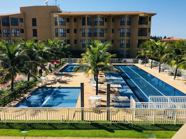 Loft familiar até 5 | praia, piscinas e enxoval