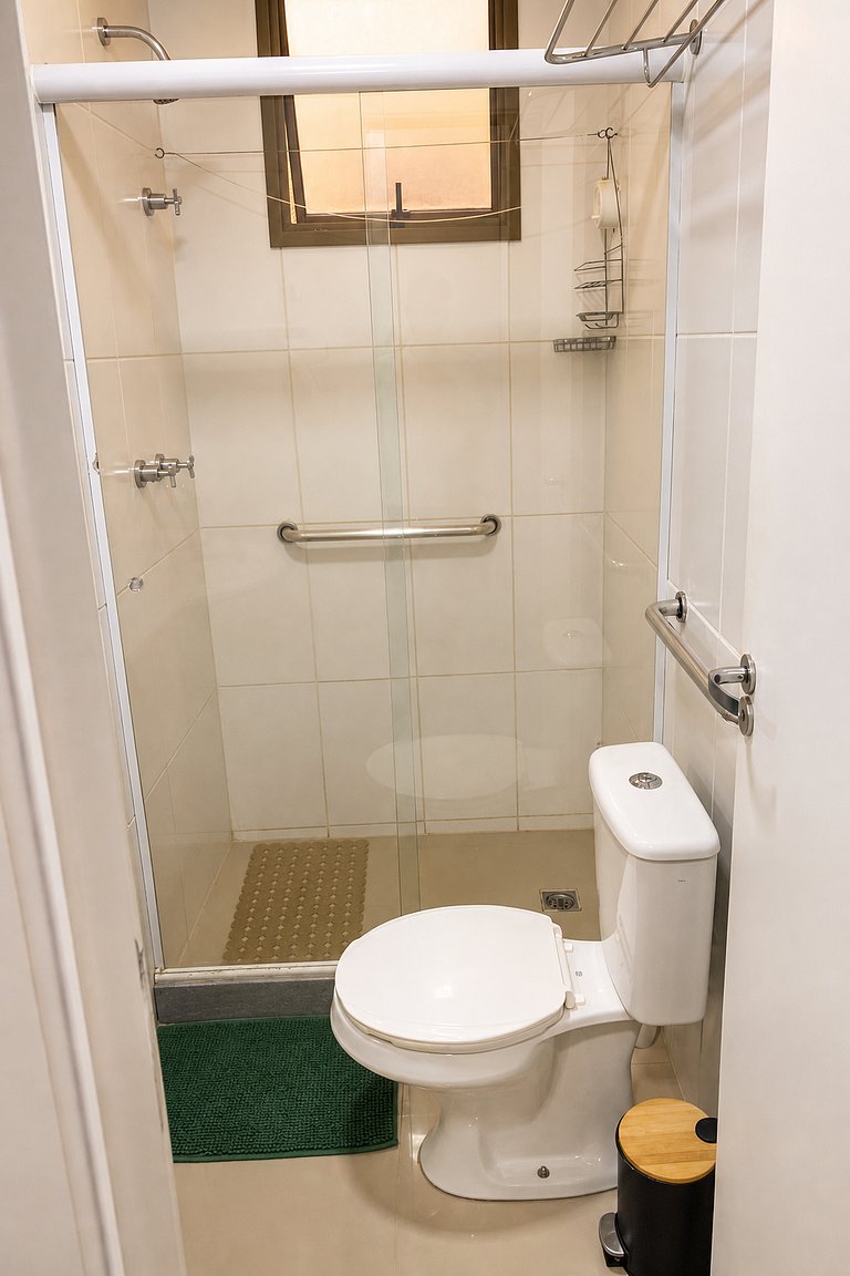 Loft familiar até 5 | praia, piscinas e enxoval