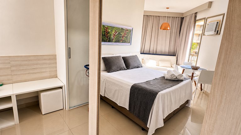 Loft familiar até 5 | praia, piscinas e enxoval