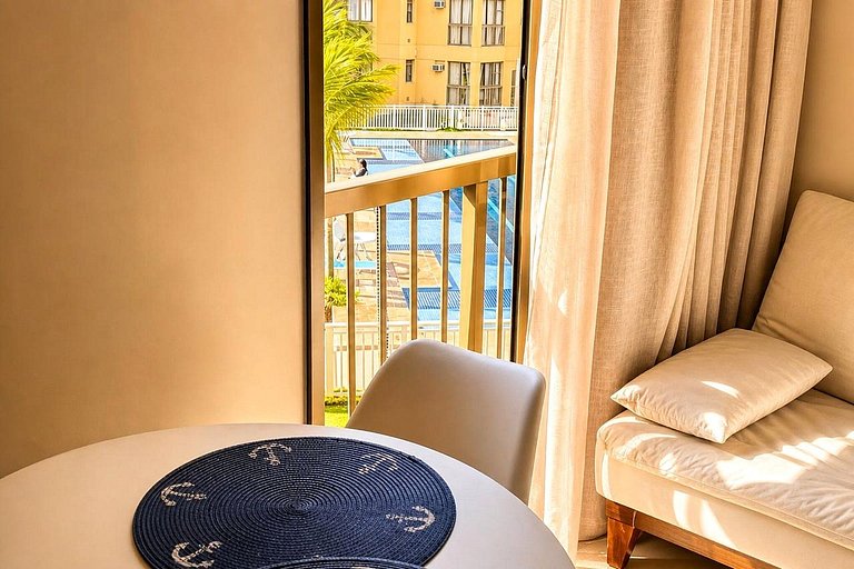 Loft com vista piscina, praia a 5 min, Mangaratiba