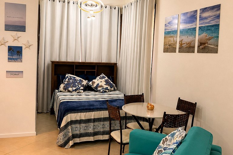Loft no Sahy: aproveite praia, piscina e cachoeira