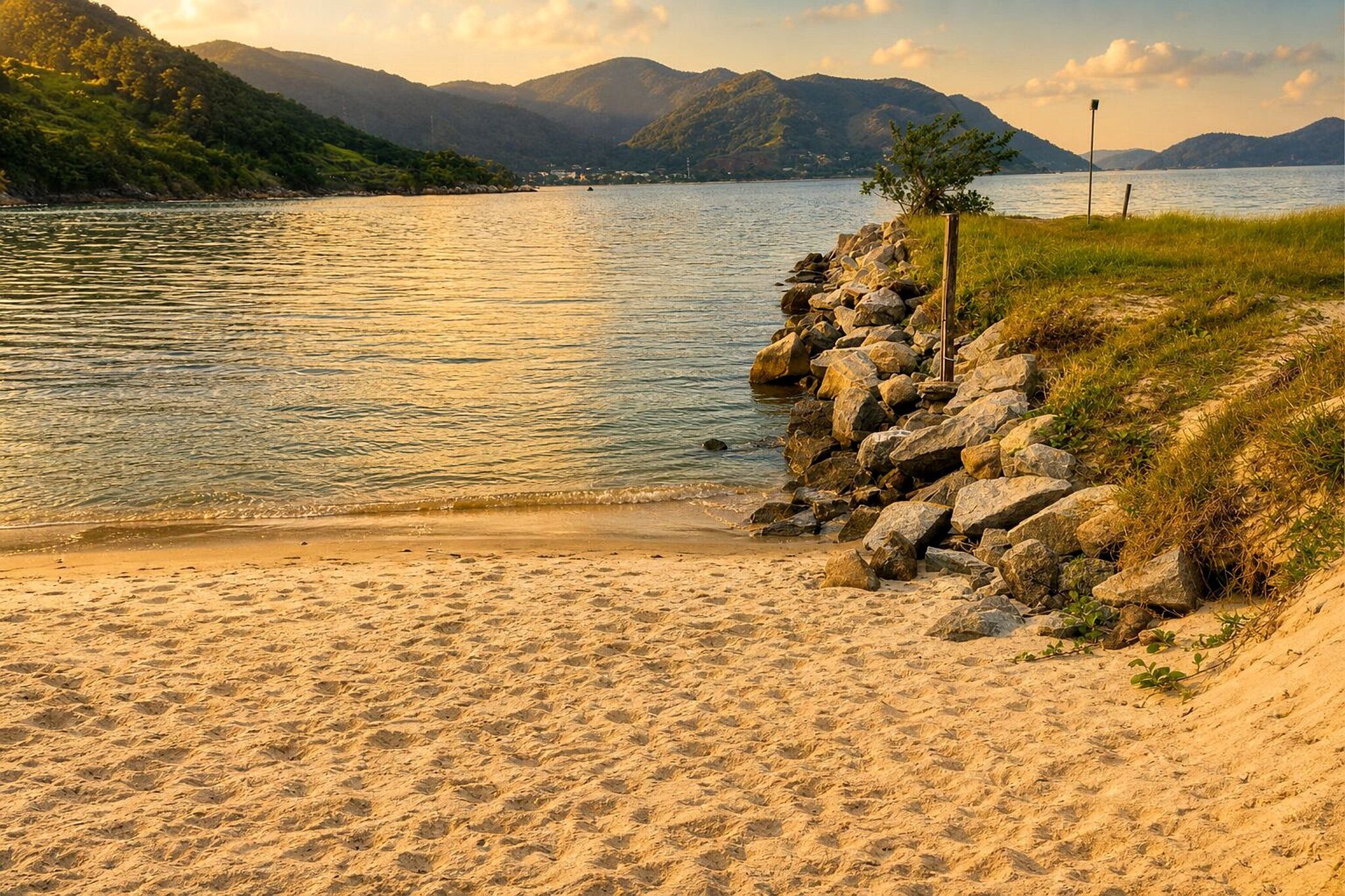Estrutura de apoio e conveniência perto da Praia Reserva
